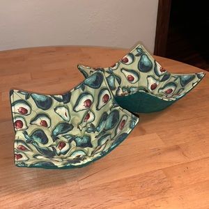 Bowl warmer, holder, cozy set Avocado NEW